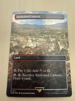 Sunbaked Canyon (Borderless) Universes Beyond: Assassin's Creed Foil - Image 1