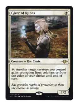 1x Giver of Runes NM-Mint, English Modern Horizons MTG Magic - Image 1