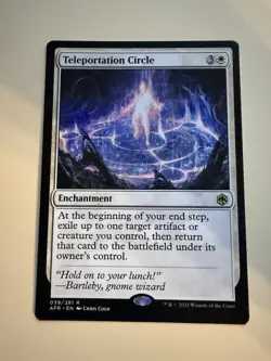 Teleportation Circle 039 MTG Adventures in the Forgotten Realms Magic - Image 1