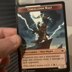Coruscation Mage Token Bloomburrow #17 NM MTG BLB - Image 1
