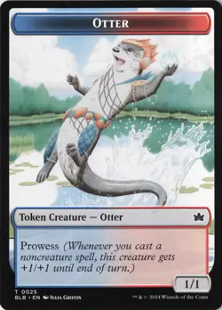 Otter Token Bloomburrow #25 MTG BLB NM - Image 1