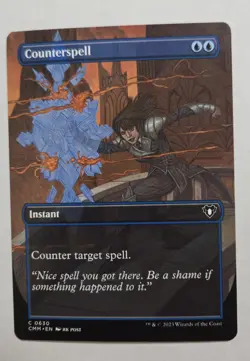 Counterspell (Borderless) - Commander Masters Regular - Image 1