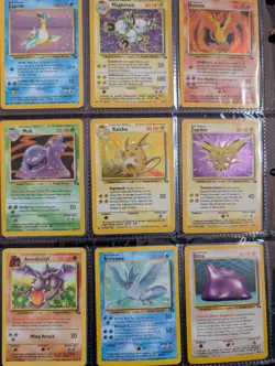100% Complete Pokemon Card Fossil Set 62/62 Old Vintage Classics WOTC 1999! - Image 2