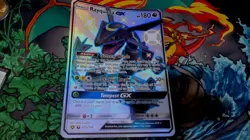 Shiny Rayquaza GX 177a/168 JUMBO OVERSIZED Pokemon Hidden Fates Promo Card mint - Image 1