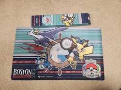 Pokemon 2015 World Championships Boston Pikachu Competitor Playmat NEW W BOX - Image 1