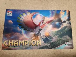 Pokemon Ho-oh League Cup Champion Playmat/mouse pad - Image 1