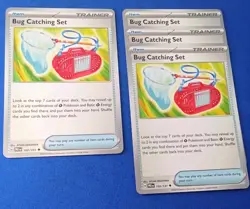 Bug Catching Set 102/131 Uncommon Playset 4X Prismatic Evolutions Pokemon TCG - Image 1