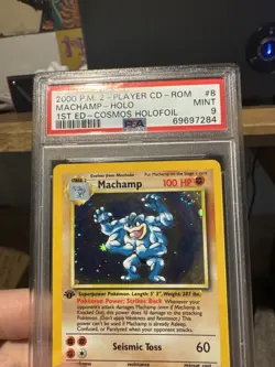2000 Pokemon P.M. 2-Player CD-ROM Machamp Holo 1st Ed PSA 9 Mint #8 - Image 2