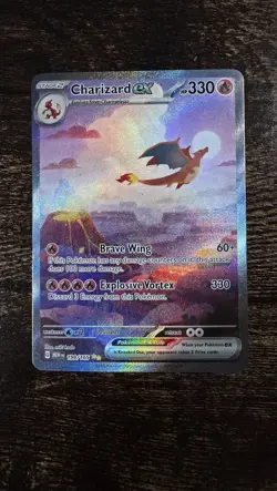 Pokemon Scarlett & Violet 151 Full Art Charizard, Charmeleon, Charmander NM - Image 2