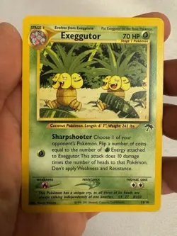 2001 Pokemon - Exeggutor Non-Holo - Southern Islands Expansion 13/18 - WOTC - Image 2