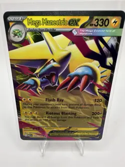 Mega Manectric Ex 50/132 Pokemon TCG Mega Evolution Double Rare Holo NM - Image 1