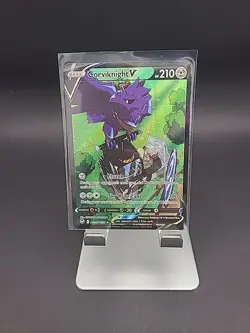 Pokemon TCG Corviknight V SWSH12: Silver Tempest Trainer Gallery TG18/TG30 Holo - Image 1