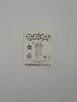 1999 MERLIN POKEMON #S15 GENGAR PRISM STICKER NM - Image 2