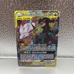 Pokemon TCG Reshiram & Zekrom GX Tag Team Cosmic Eclipse 157/236 Minty - Image 1