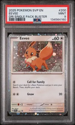 Eevee 200/182 Destined Rivals Single Pack Blister Pokemon PSA 9 - Image 1
