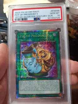 Pot Of Prosperity RA01 EN066 Psa 10 Gem Mint Quarter Century 25th Anniversary 1 - Image 1