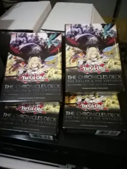 YUGIOH THE CHRONICLES DECK THE FALLEN and THE VIRTUOUS Lot of 4x English Sealed - Image 2