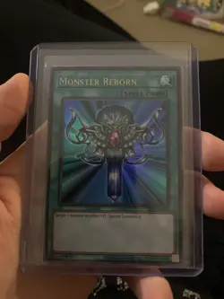 Yu-Gi-Oh TCG Monster Reborn LOB-EN118 25th Anniversary Edition Ultra Rare - Image 1