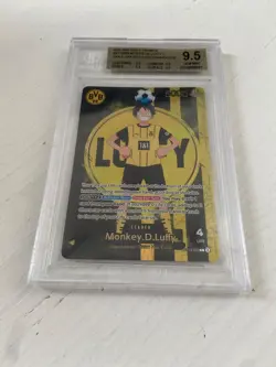 BVB One Piece ST13-003 Monkey D. Luffy Ruffy Sammelkarte Dortmund BGS 9.5 Gem MT - Image 1