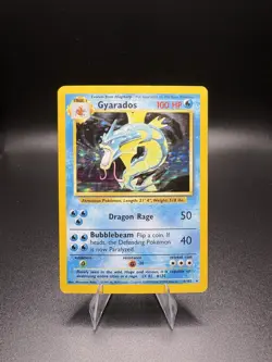Pokemon TCG Gyarados Holo Rare Card Base Set - Image 1