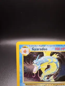 Pokemon TCG Gyarados Holo Rare Card Base Set - Image 2