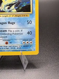 Pokemon TCG Gyarados Holo Rare Card Base Set - Image 5