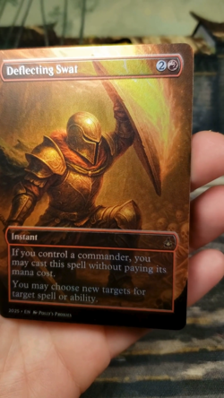 Deflecting Swat FOIL Proxy Playtest Card with Custom Fantasy Art - Image 2