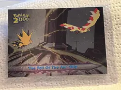 Pokemon 2000 Movie Animation Edition- Holo Foil card 40 The Fall of the Air Ship - Image 1