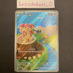 Pokemon Audino 151/086 Illustration Rare S&V: Black Bolt Near Mint card - Image 1