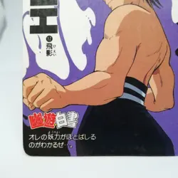 17 Hiei Shueisha YuYu Hakusho Card 1993 BANDAI JAPAN Fuji Television JUMP - Image 4