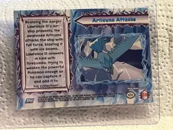 Pokemon 2000 Movie Animation Edition - Holo Foil card 38 Articuno Attacks - Image 2