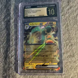 CGC Graded 10 Pristine Bellibolt ex 025/071 Clay Burst Pokemon Card 2023 - Image 1