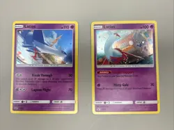 Latias & Latios SM88 & SM87 Sun & Moon Rare Holos Black Star Promo Pokemon Card - Image 1