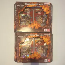 Bandai Namco One Piece Card Game Illustration Box vol.5 2 Sealed Booster Boxes - Image 1