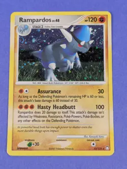 Rampardos - 33/123 - Holo Rare Theme Deck Exclusives - Pokemon Card - MP - Image 1