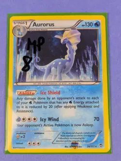 Aurorus - 26/111 - Holo Rare Furious Fists - Pokemon Card - MP - Image 3