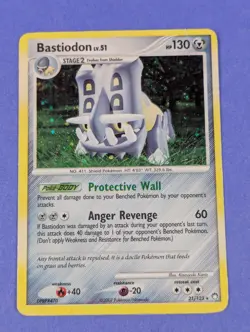 Bastiodon - 21/123 - Holo Rare Theme Deck Exclusive - Pokemon Card - MP - Image 1