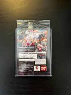One Piece Monkey.D.Luffy College Basketball US Voyage Promo Card Sealed Rutgers - Image 2