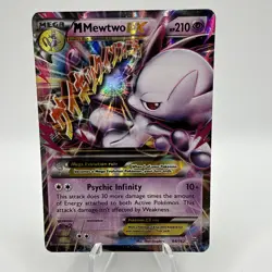 M Mewtwo EX 64/162 BREAKthrough Ultra Rare Pokemon Card NM - Image 1