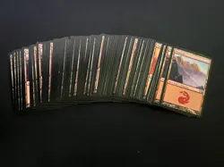 20 Card Basic Land Pack - Mountain Magic The Gathering. Perfect For Deckbuilding - Image 1