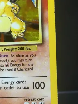 🔥CHARIZARD - THE HOLY GRAIL!🔥4/102 Holo Base Set Unlimited Rare Pokemon Card - Image 5