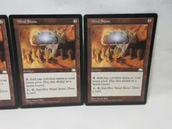 MIND STONE X3 MAGIC THE GATHERING WEATHERLIGHT MTG 1997 Trading Card #607 - Image 5