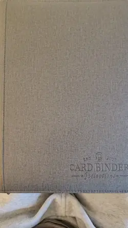 9-Pocket Trading Card Binder Zipper Leather Album CardBinder Collections - Image 1