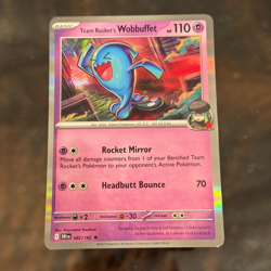 Team Rocket's Wobbuffet 082/182 Pokemon Card Pokemon TCG Holo - Image 1