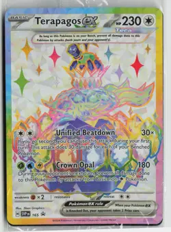 Pokemon Black Star Promo Cards #165 Terapagos ex (SEALED). - Image 1