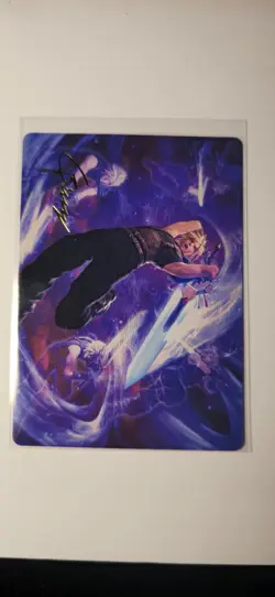 Cloud's Limit Break Art Card (Gold-Stamped Signature) Art Series: Final Fantasy - Image 1