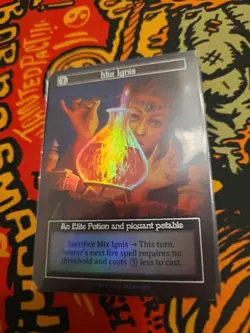 Mix Ignis Foil Elite Sorcery: Contested Realm Beta Card NM/M Condition - Image 1