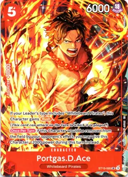 Portgas.D.Ace (Illustration Box Vol.5) SR One Piece Promotion Cards ST15-005 -3 - Image 1