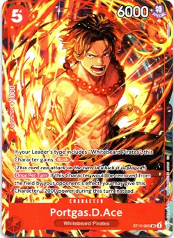 Portgas.D.Ace (Illustration Box Vol.5) SR One Piece Promotion Cards ST15-005-2 - Image 1