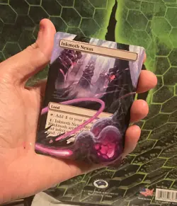 Custom Hand Painted Magic the Gathering Altered Card Inkmoth Nexus Full Art - Image 2